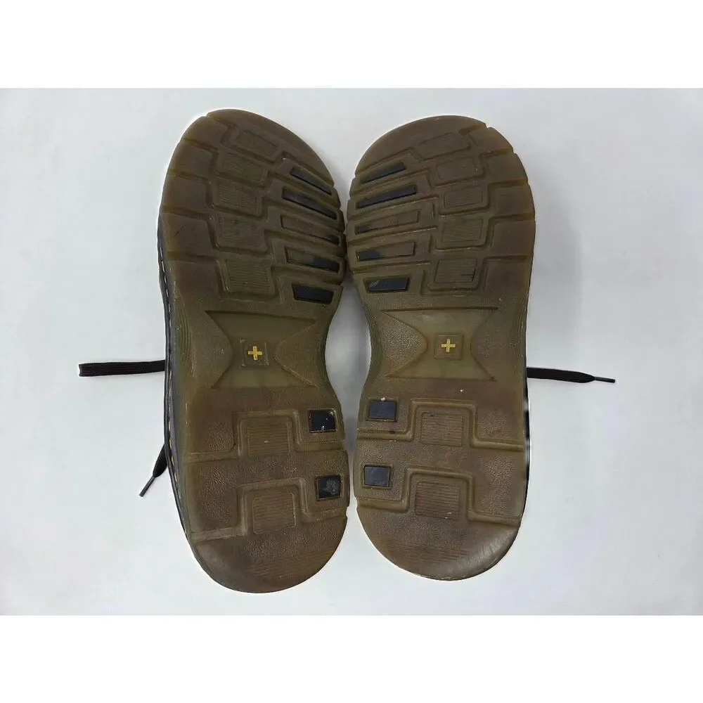 DR MARTENS BROWN LEATHER OXFORDS SHOES AW004 MEN'S SIZE US 12 M LACE UP 11194